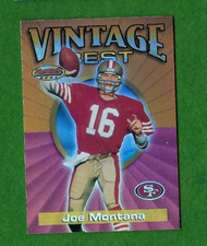 2001 Bowman's Best Joe Montana Vintage Best #VB JM