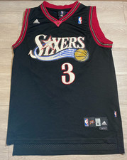 Adidas Y2K Vintage Allen Iverson 3 Vintage Philadelphia 76ers NBA Jersey M 2L