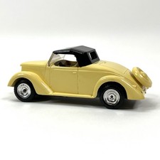 VINTAGE AURORA MODEL MOTORING 36 FORD YELLOW O GAUGE SLOT CAR RARE