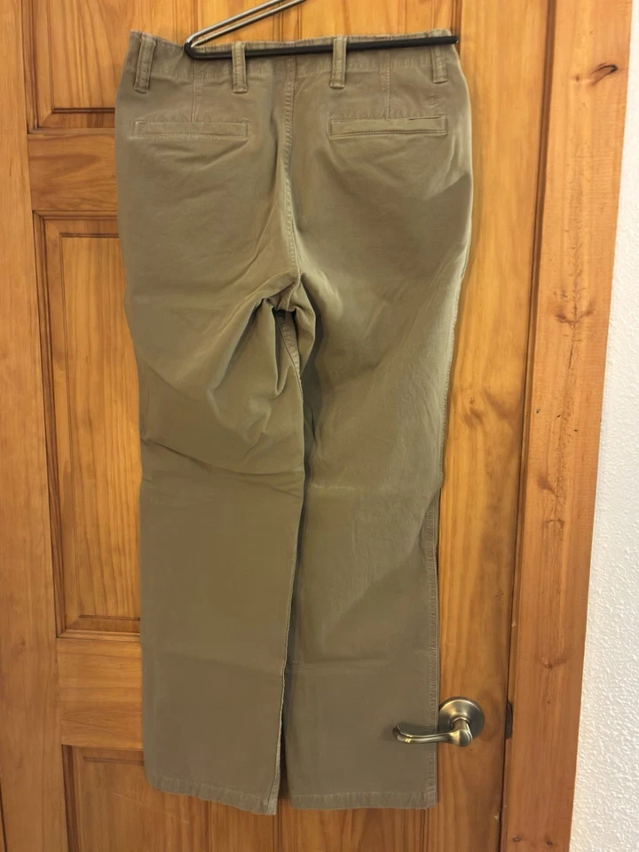 3 пары мужских докеров: хаки зеленый и синий 32x30 саржа хлопок - Изображение 3 из 4