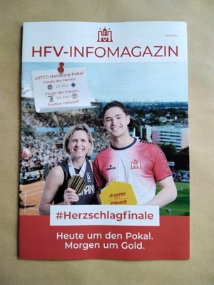 Programm Pokalfinale Hamburg ,Vorwärts Wacker 04 -HEBC/Walddörfer SV-FC St.Pauli