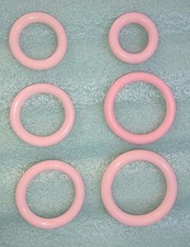 Silicone Ring pessary set of 6  1.75, 2,2.25,2.5,2.75, 3 inch I Fast Ship I USA