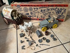  READ 1950s Ideal Toys ROY ROGERS Fix-It Chuck Wagon  Jeep with Original Box