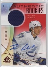 2024 SP Game Used Authentic Rookies Red Jersey /149 Declan Carlile #227 Auto a2p