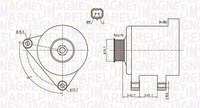 Lichtmaschine Generator Lima Magneti Marelli 063731761010 12V FüR Fiat Ulysse 3A