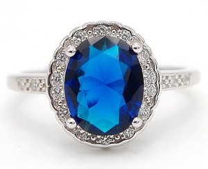 3CT Heat Treated Kyanite 925 Solid Sterling Silver Ring Sz 6 &2-4