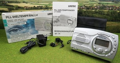 Lifetec (Medion) LT 5485 PLL-Weltempfänger mit Radio AM/FM Synthesizer Tuner OVP