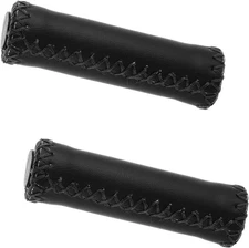 Bike Bicycle Comfort Handlebar Grips Brown Beach Bike Soft Synthetic Leather Han