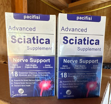 Pacifisi Advanced Sciatica Nerve Support Supplement 120 Veg Capsules Exp 2027