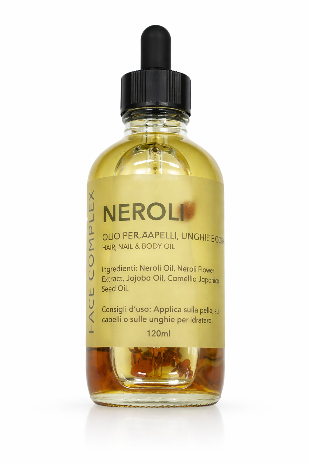 Olio Idratante Neroli per Pelle, Capelli e Unghie - Trattamento Naturale 120ml