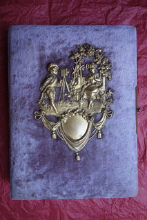 Fotoalbum antik CDV KAB Jugendstil Fotos Fotografie Pappfotos Atelier ca. 1900