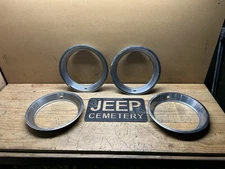 Set of 4 Jeep Cherokee XJ Wrangler YJ TJ OEM Chrome Trim Beauty Ring Wheel