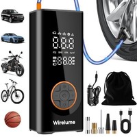 Elektrische Luftpumpe 150PSI 6000Mah Akku Kompressor Fahrradpumpe Mini Tragbare