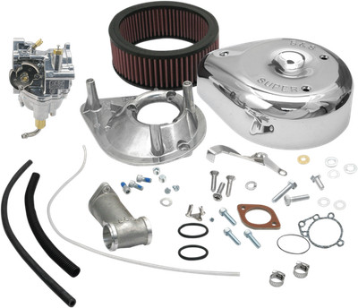 S&S Super E 1 7/8'' Carburetor Manifold Kit for 1955-1965 Harley Panhead FL FLH