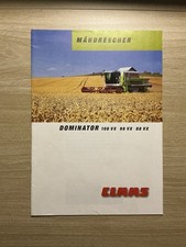 Orig. CLAAS Dominator Mähdrescher Prospekt Brochure Traktor Landmaschinen G7