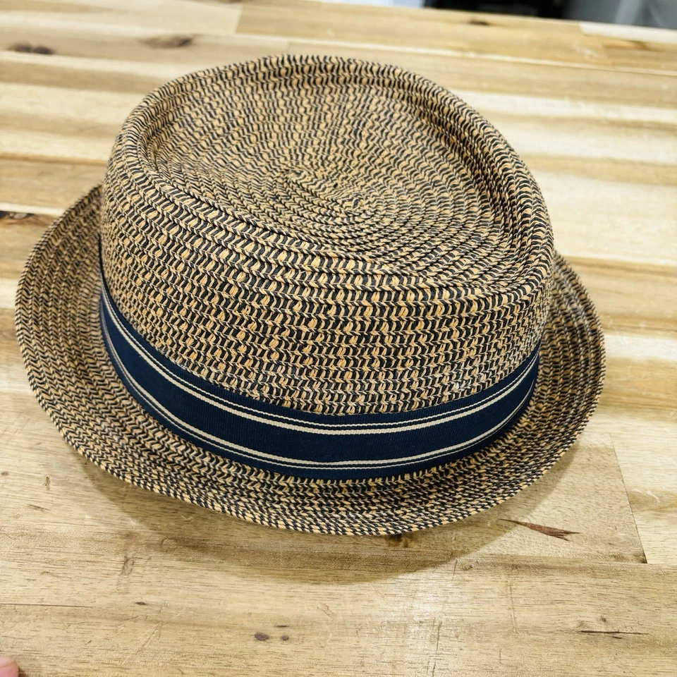 Goorin Bros Big Boy Kris Fedora Hat Men's XL Paper Straw Summer Style Tan - Image 3 of 4
