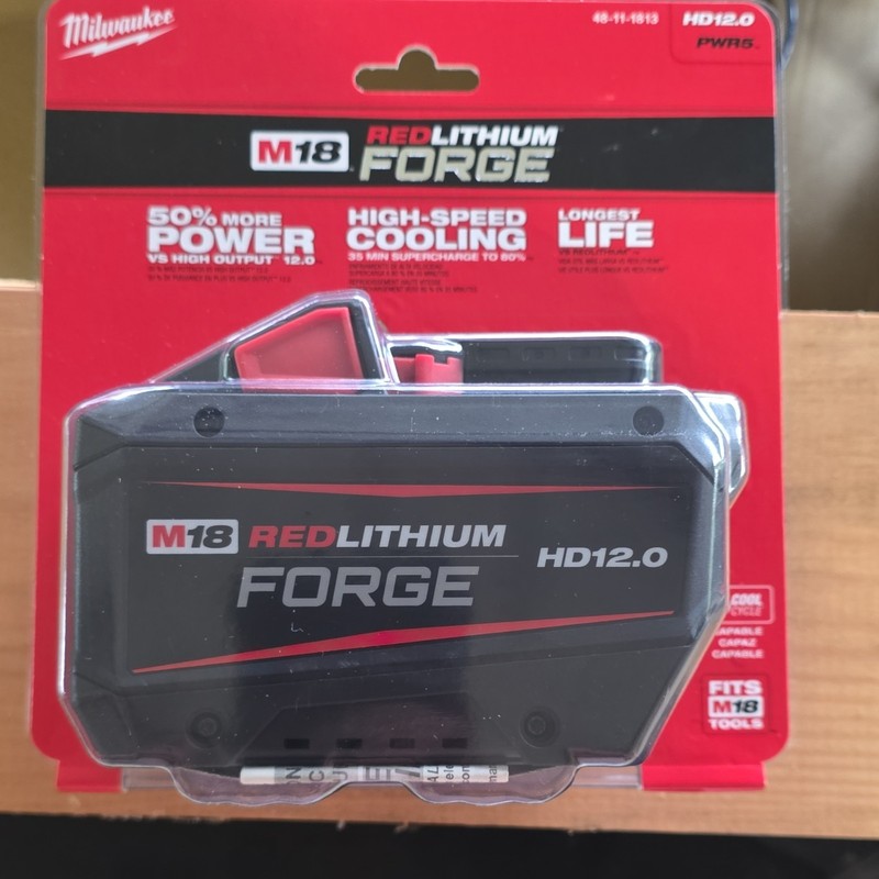 Milwaukee M18 REDLITHIUM FORGE HD12.0 18V Li-Ion Battery 12.0Ah 48-11-1813