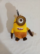 Universal Despicable Me Minion Caveman Plush 6” With Hard Rubber Goggles