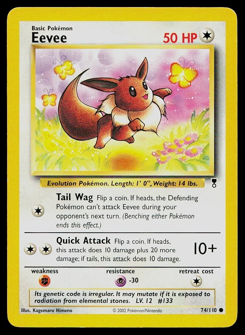 Eevee 74/110 Legendary Collection for sale | eBay