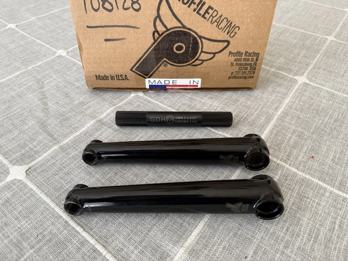 profile Racing クランク　165mm 黒　BMX NO BOSS RACE CRANKSET