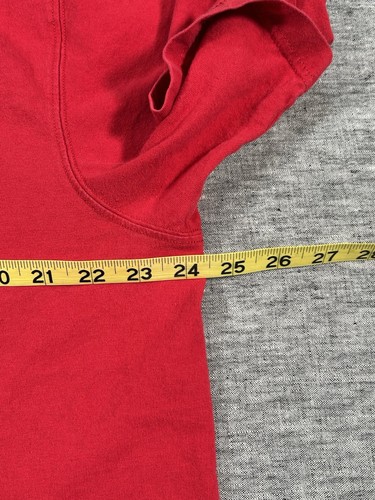 Drunknmunky Shirt Mens Extra Large Red Graphic Print Short Sleeve Crew Neck Y2K - Picture 7 of 10
