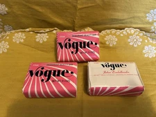 Vintage VOGUE Pink Deodorant Bar Soap Original Package Pacific Soap Co. (setof3)