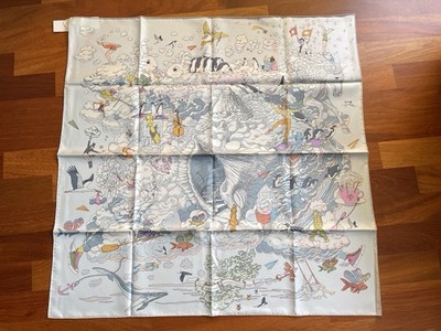 Orig. HERMES CARRE 90  Sur Mon Nuage CW14 Limited edition NEU Welt nur 750 Stück