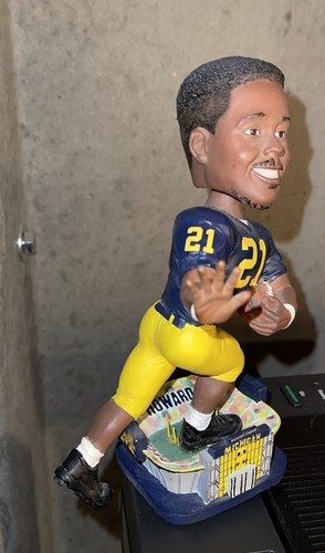 Selten! Desmond Howard #21 Michigan Wolverines Football Limited Edition BOBBLEHEAD - Bild 5 von 16