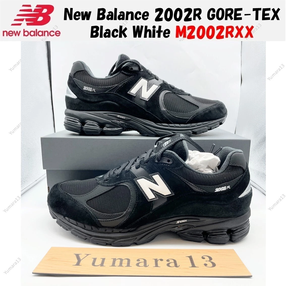 New Balance 2002R GORE-TEX Black White for Sale | Authenticity