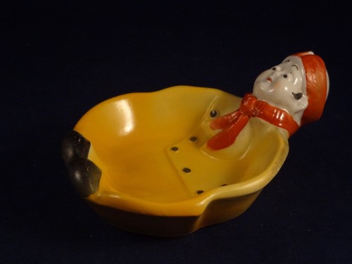 Ancien rare vide poche porcelaine ART DECO années 20/30 enfant Germany 7836 - Photo 8/8