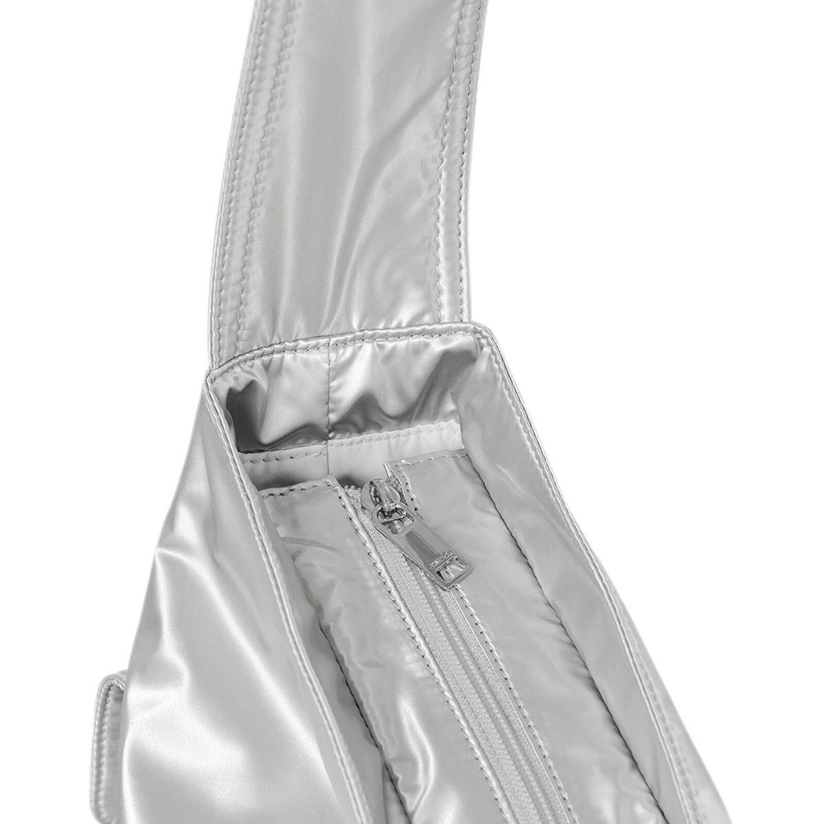 STAND OIL Slouch Pocket Bag - Silver Women's Shoulder Bag K