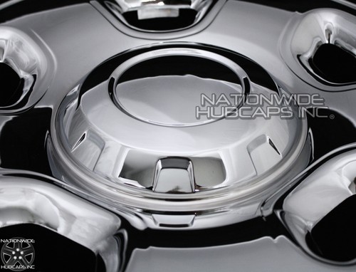 4 CHROME 04-12 Ford F150 17" Wheel Skins Hub Caps Simulators Hubs Lug Rim Covers - Picture 4 of 10