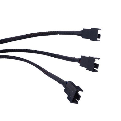 Copper 2/3/4 Way PWM 4Pin/3Pin Computer Connector Fan Power Extension CablEB.F, - Photo 7/8