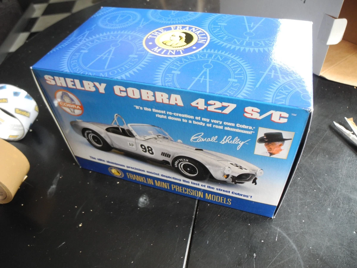 NIB Franklin Mint Shelby COBRA 427 S/C, 1:24 Scale, Retired, Hard to Find
