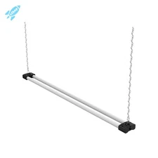 4 FT LED Shop Light Linkable 40W 5000K Daylight White 4000 Lumens Inline Switch