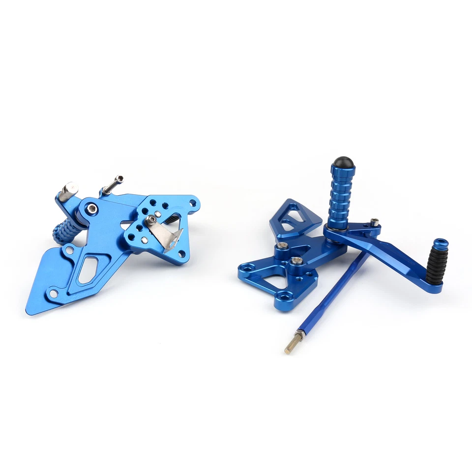 Rearsets Rear Sets Footpegs Footrest Blue For Yamaha YZF R25 R3 2014-2016 #3 Foto 3 de 4