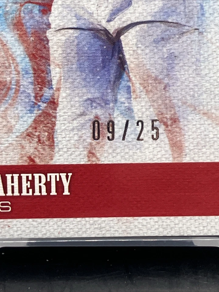 2018 Diamond Kings Jack Flaherty Artist's Proof Blue Rookie Card #124 Serial /25 - Image 3 of 3