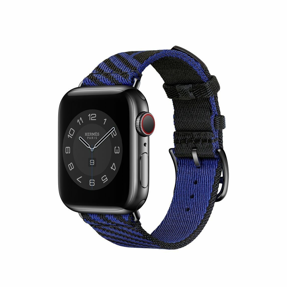 Купить New Hermes Apple Watch Noir/Bleu 
