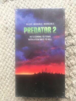 RARE NEW - SEALED - Predator 2 (VHS, 1991) CBS FOX STAMPED