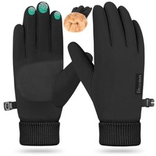 Winter Gloves for Men Women - Cold Weather for Running Cycling, Waterproof Warm