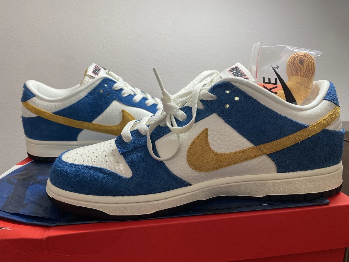 Size 9.5 Nike x Kasina Dunk Low 80s Bus Industrial Blue