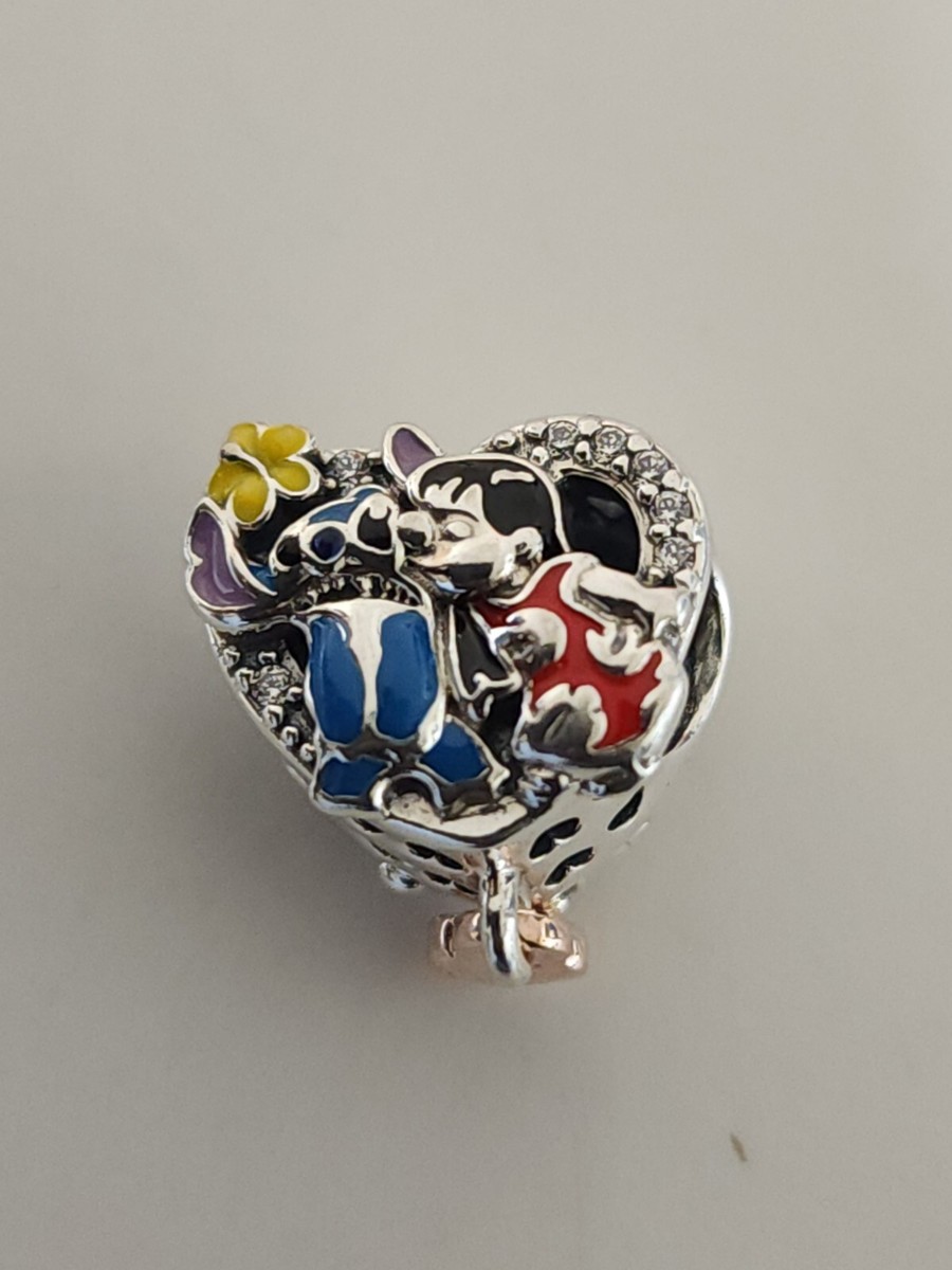 AUTHENTIC PANDORA DISNEY OHANA LILO & STITCH INSPIRED CHARM