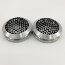 1.5" Aluminum Chrome Speaker Cover Mesh Grill For Car Audio DJ PA Tweeter Speake