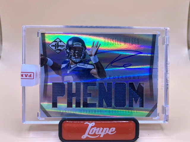 Russell Wilson 2012 Limited Phenom On Card RPA 49/49 #225 Seahawks NY Giants