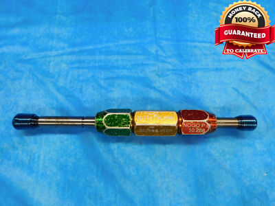 MJ11 X 1.25 4H6H EXTRA LONG THREAD PLUG GAGE 11 GO NO GO PD'S = 10.188 & 10.288