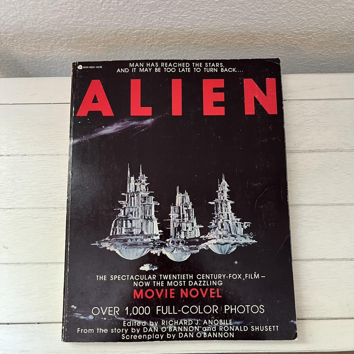 Alien Movie Novel Paperback 1979 Tie In Richard Anobile Dan