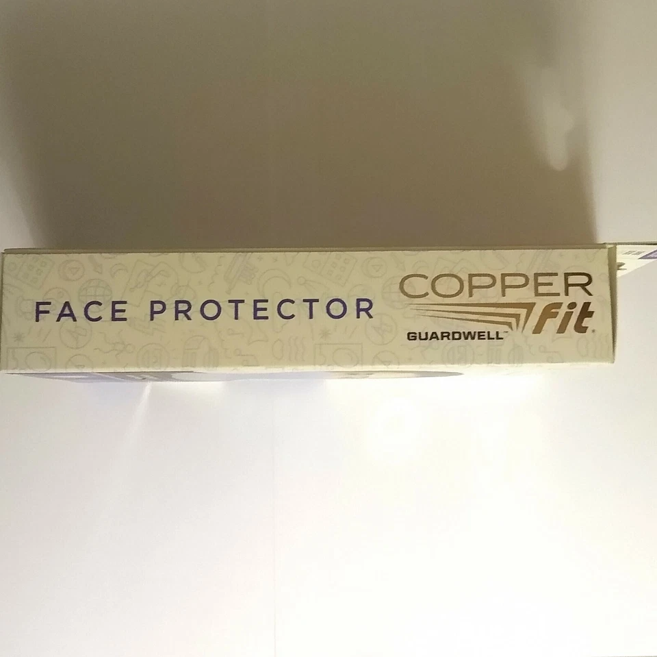 Copper Fit Guardwell 护脸透气安全面膜蓝色青少年 8+ — 第 3/4 张图片