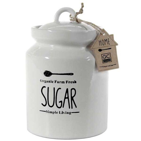 Very Useful Ceramic Sugar Jar 12 cm H 17