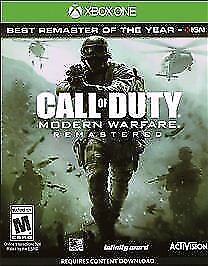 call of duty modern warfare remastered xbox 360