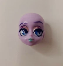Capsule Chix Shimmer Surge PINK AND BLUE HAIRED HEAD - FACE ONLY
